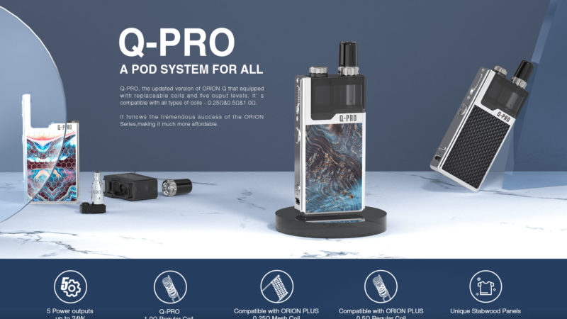 Q-Pro Kit, Lost Vape dà un seguito ad Orion