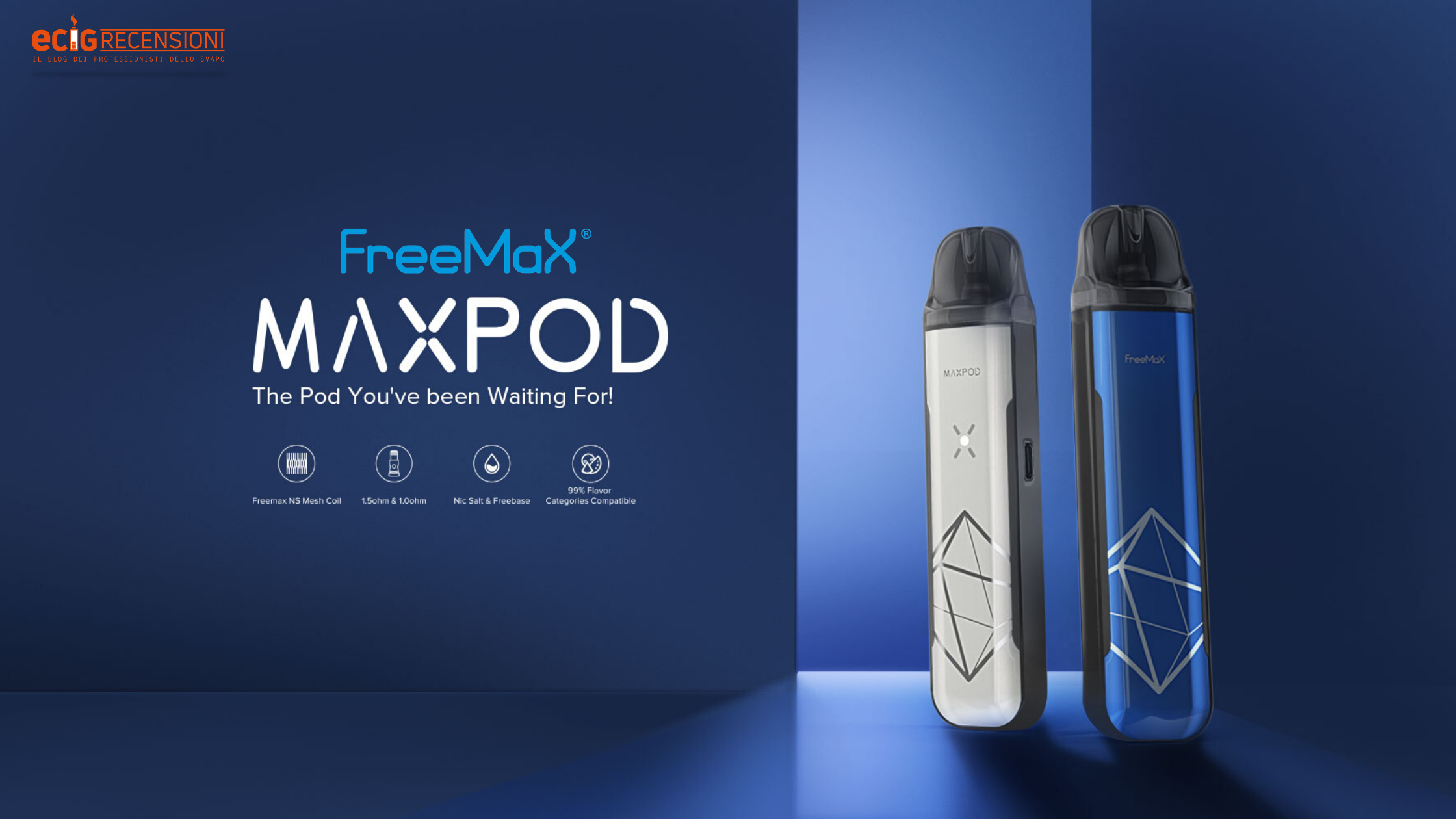 MaxPod FreeMax, il giusto mix tra qualità e sapore (Recensione)