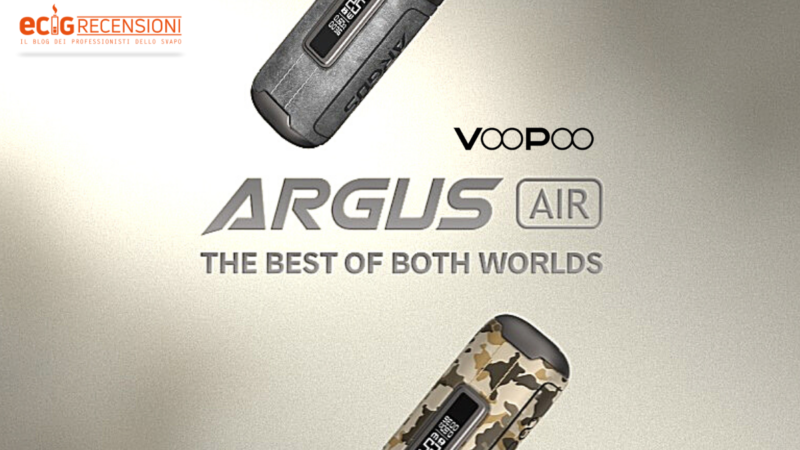 Argus Air, la Pod Mod versatile di VooPoo (Recensione)